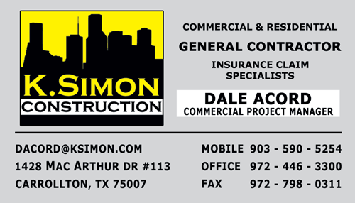 K Simon Construction front