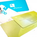 Plastic Opaque White 20 pt Business Cards w/Round Corners