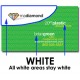 White Plastic Opaque 20 pt Business Cards w/Round Corners